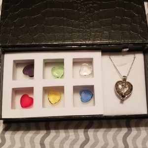 Interchangeable heart locket